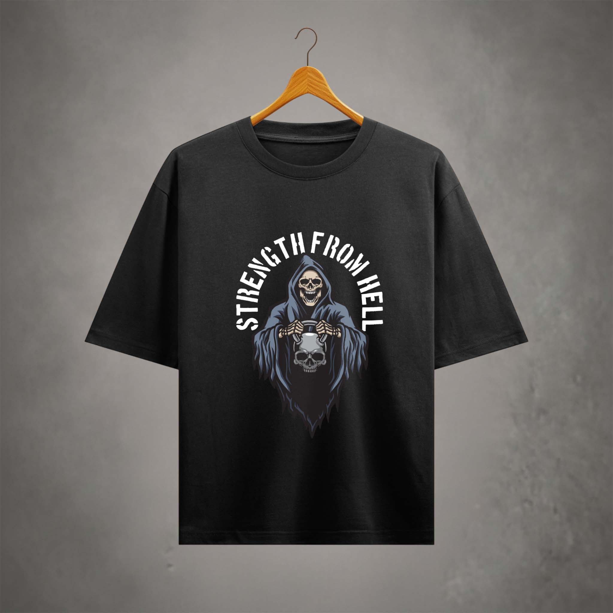 Oversized - Strength from Hell Tee