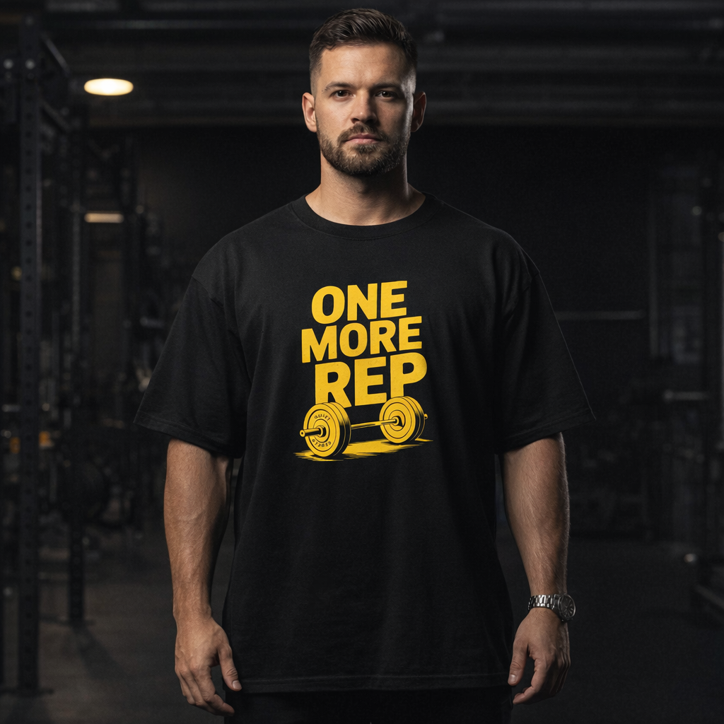 Oversized One More Rep Tee