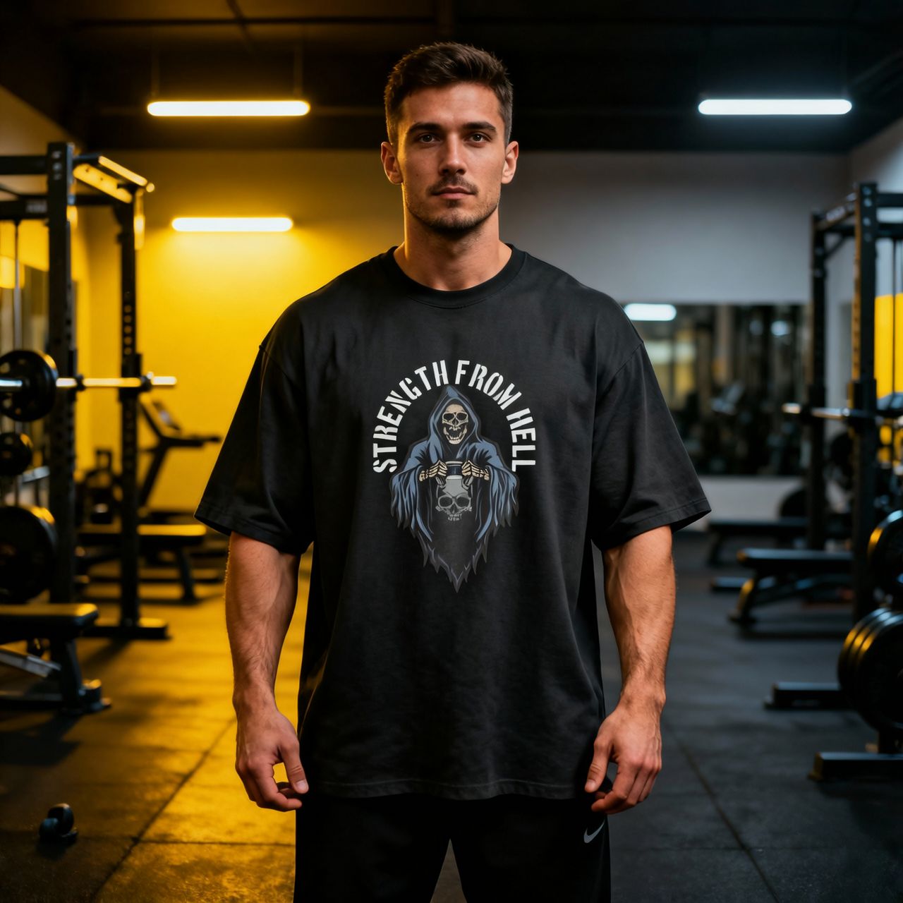 Oversized - Strength from Hell Tee